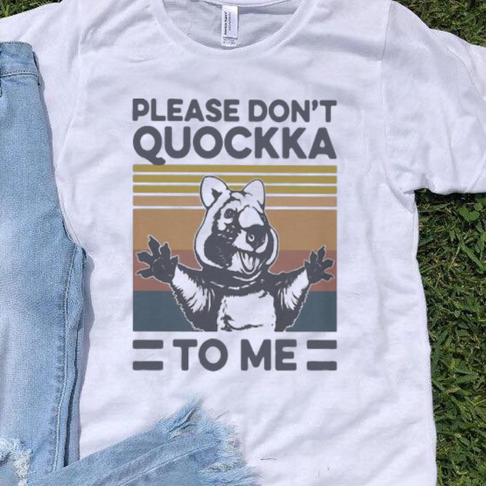 Vintage Please Don’t Quockka To Me Animal shirt