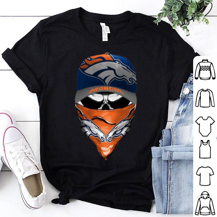 Denver Broncos Skull Face Mask shirt