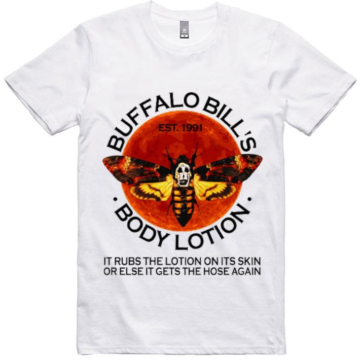 Nice Buffalo Bill's Est. 1991 Body Lotion It Rubs The Lotion Sunset.png shirt 1