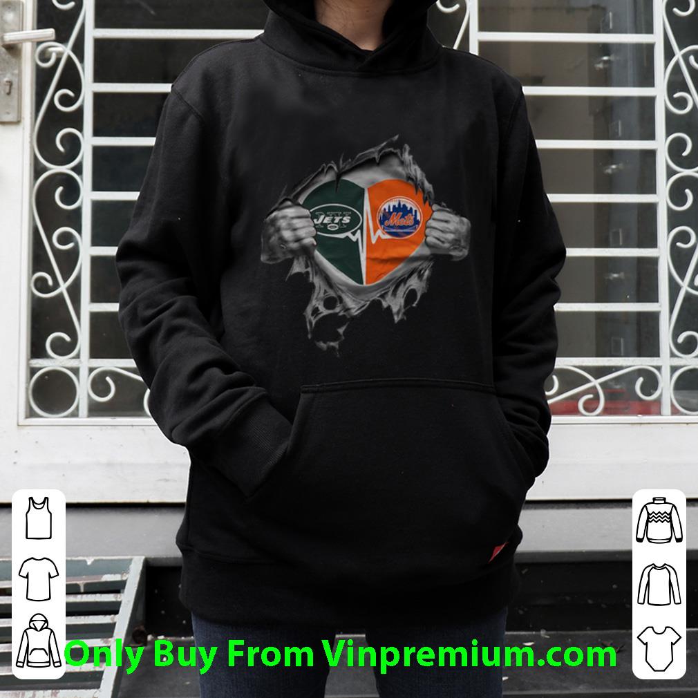 Great New York Jets And New York Mets It’s In My Heart shirt