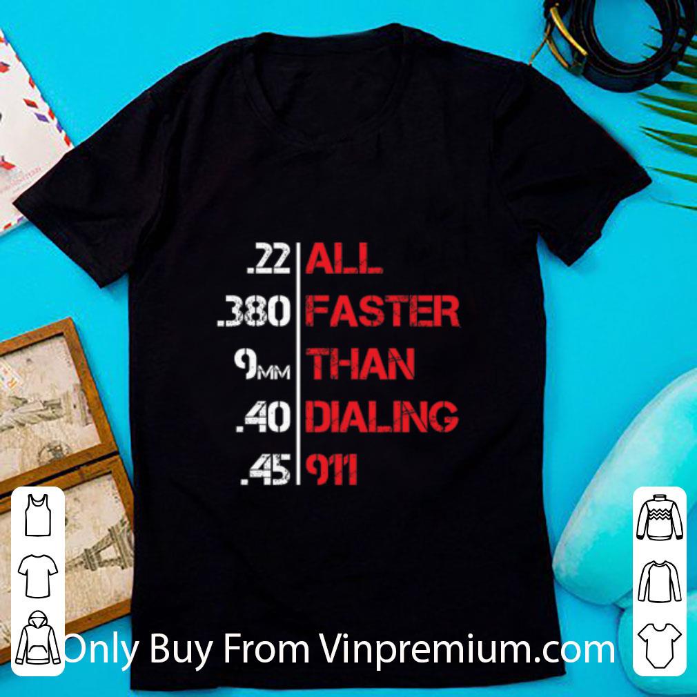 Official All Faster Than Dialing 911 shirt 2