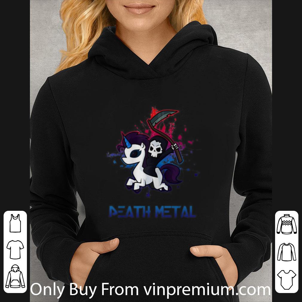Original Death Metal Death Riding Unicorn shirt