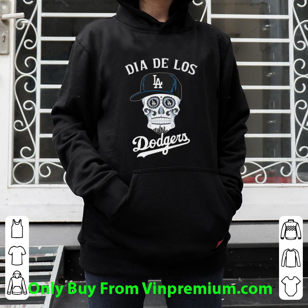 Pretty Skull Dia De Los Angeles Dodgers shirt