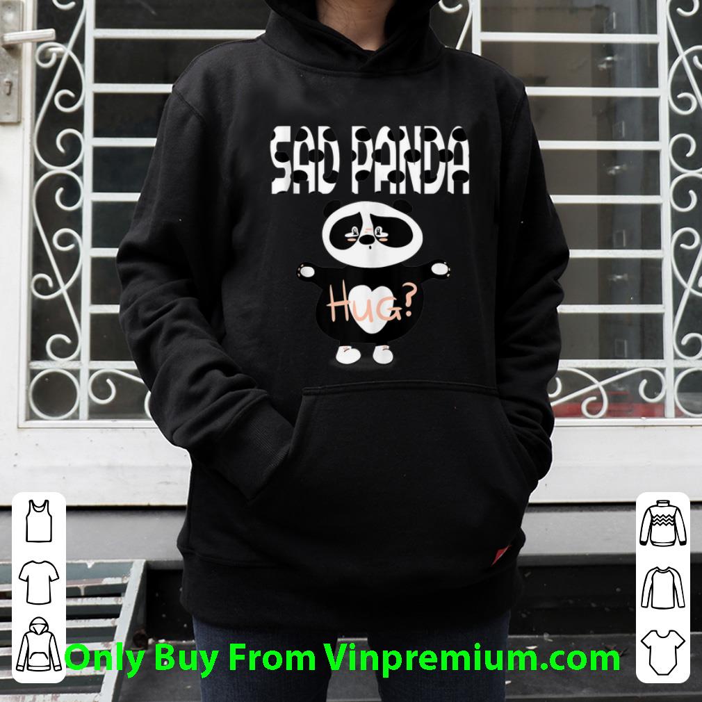Top Sad Panda Hug shirt