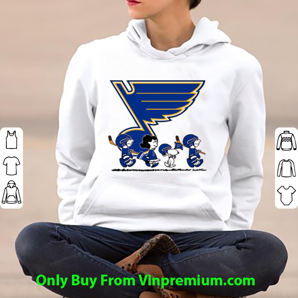 Top The Peanuts Characters St. Louis Blues shirt