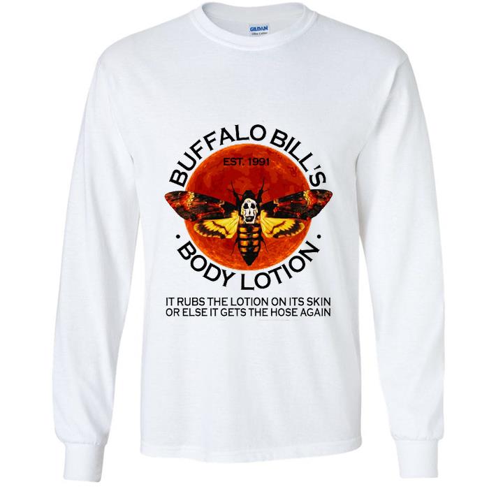 Nice Buffalo Bill's Est. 1991 Body Lotion It Rubs The Lotion Sunset.png shirt