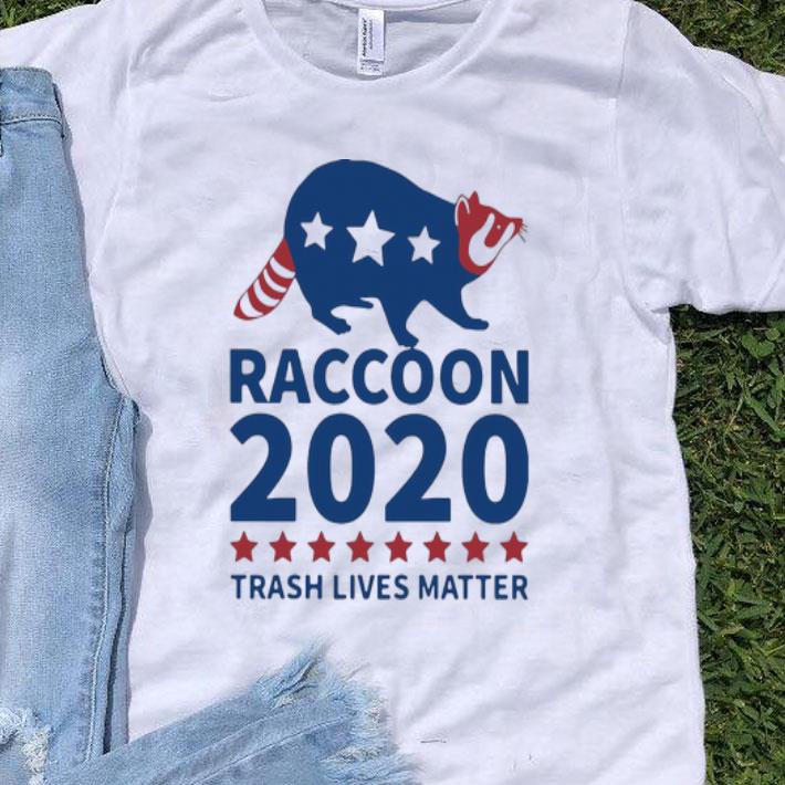 Raccoon 2020 Trash Lives Matter American Flag shirt