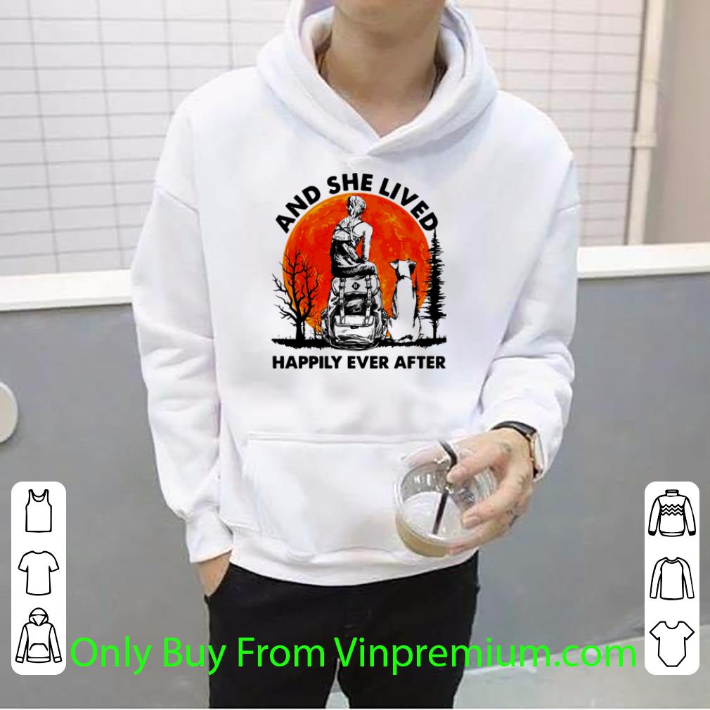 Nice And She Lived Happily Ever After Dog Lovers shirt 1 Nice And She Lived Happily Ever After Dog Lovers shirt