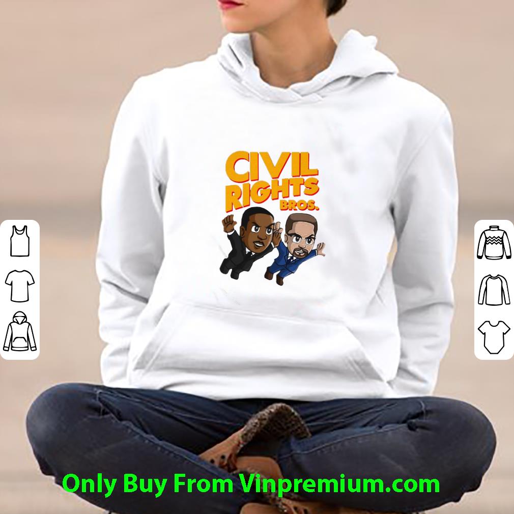 Official Civil Rights Bros Martin Luther King And Malcolm shirt