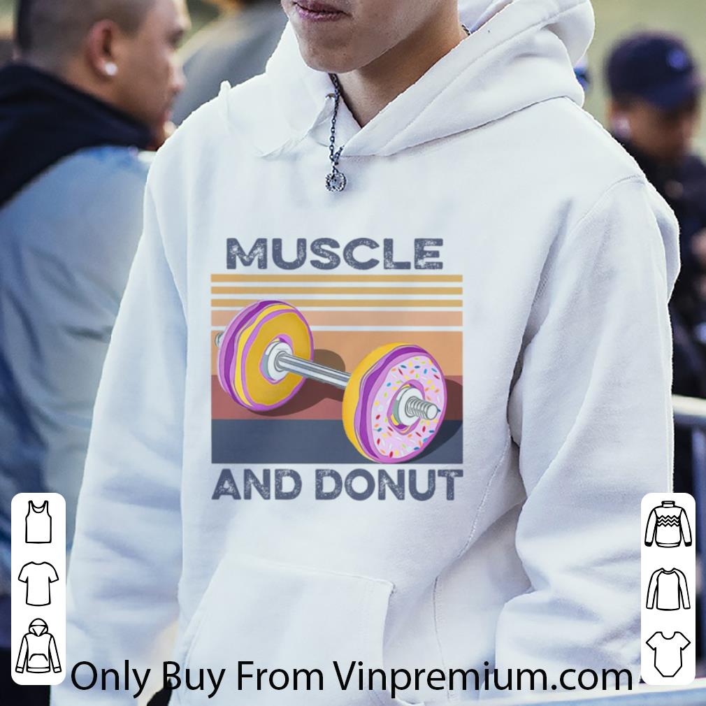 Great Vintage Muscle And Donut shirt 1 Great Vintage Muscle And Donut shirt