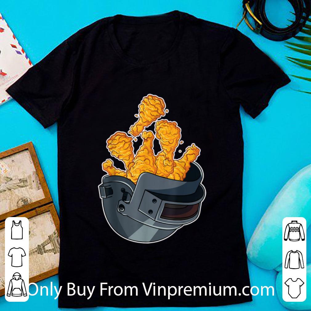 Great Raccoon Brand Spetsnaz Helmet Pubg Fried Chicken shirt 3
