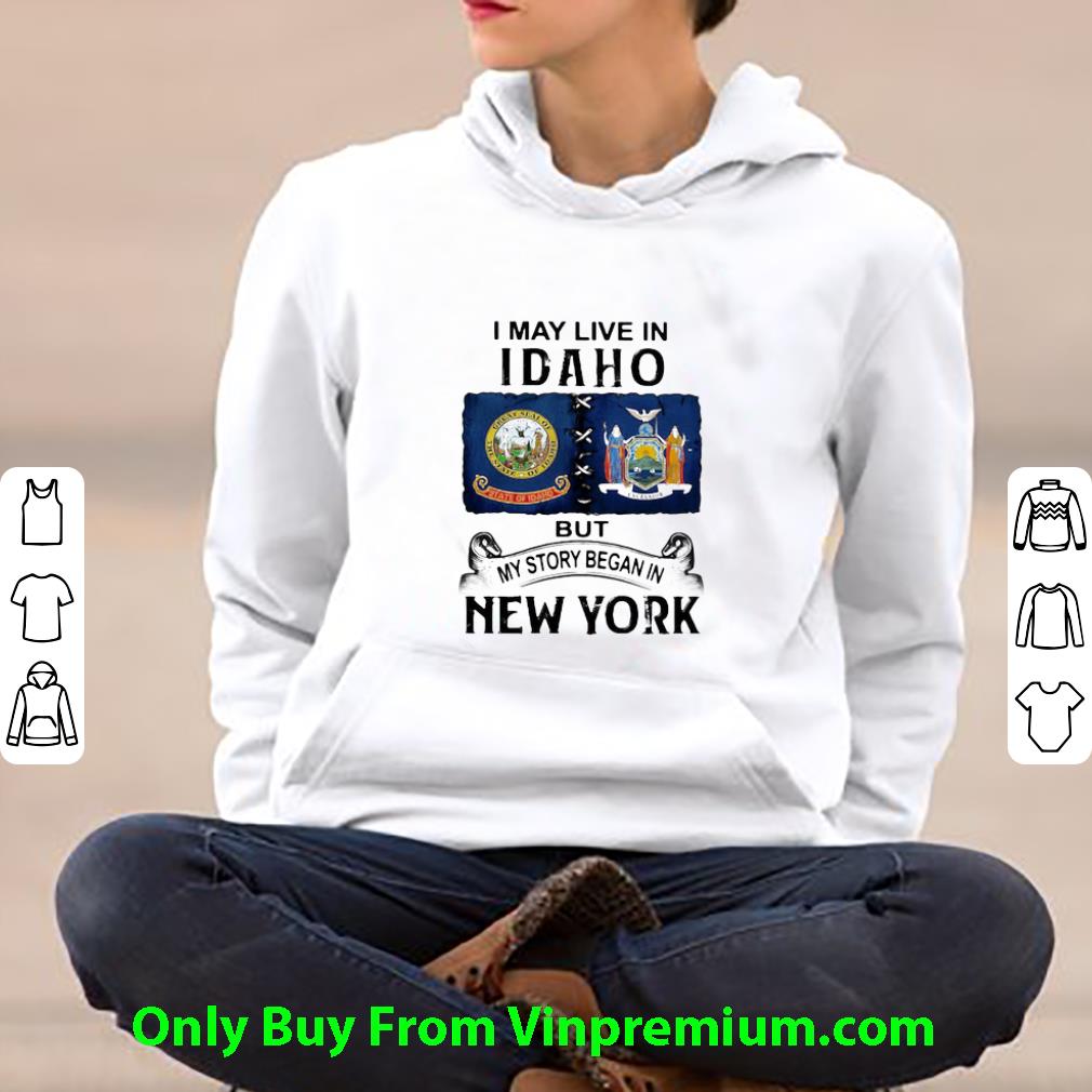 Official I May Live Iowa But My Story Began In New York shirt 1 Official I May Live Iowa But My Story Began In New York shirt