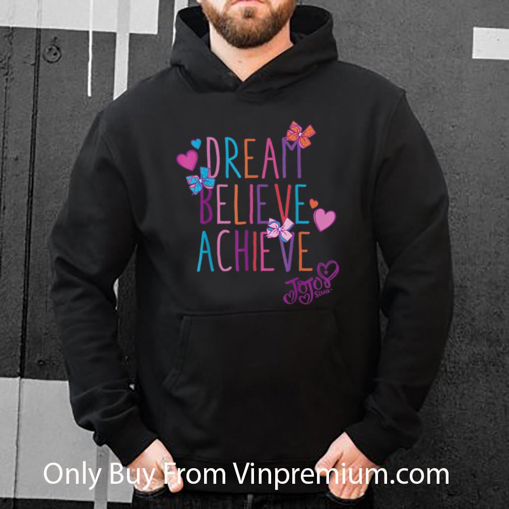 Great Fram Believe Achieve Nickelodeon JoJo shirt 1 Great Fram Believe Achieve Nickelodeon JoJo shirt