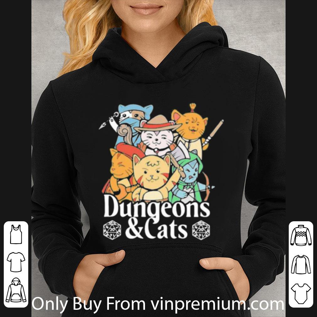 Nice Dungeons And Cats Game Characters Art shirt 1 Nice Dungeons And Cats Game Characters Art shirt