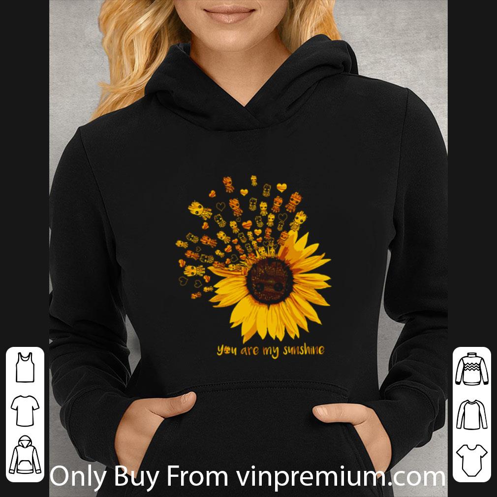 Top Sunflower Baby Groot You Are My Sunshine shirt 1 Top Sunflower Baby Groot You Are My Sunshine shirt