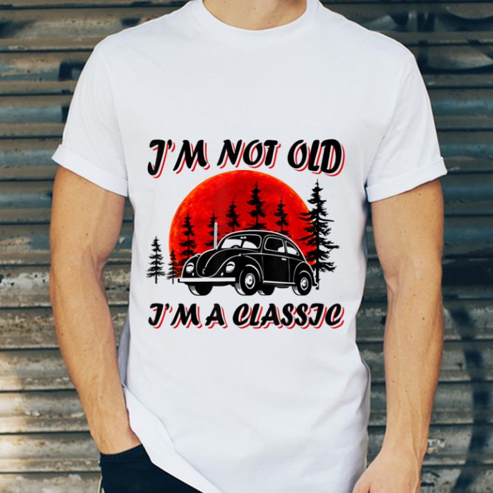 Awesome I'm Not Old I'm A Classic Funny Car Moon Halloween Costume shirt