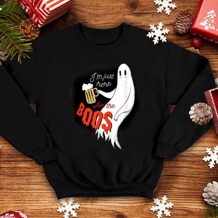 Pretty I'm Just Here For The Boos Funny Halloween Costume Top shirt