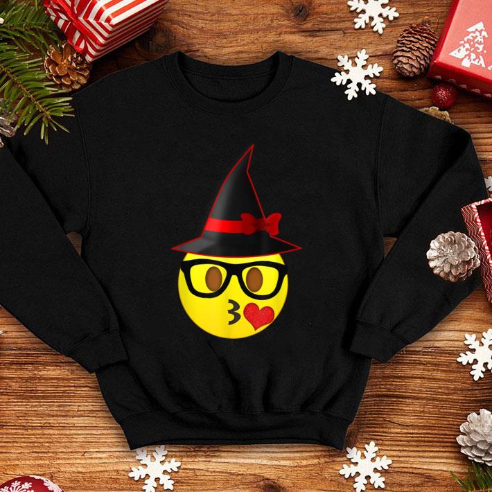 Premium Nerd Emoji Witch Hat Halloween for Girls and Women shirt 1 Premium Nerd Emoji Witch Hat Halloween for Girls and Women shirt