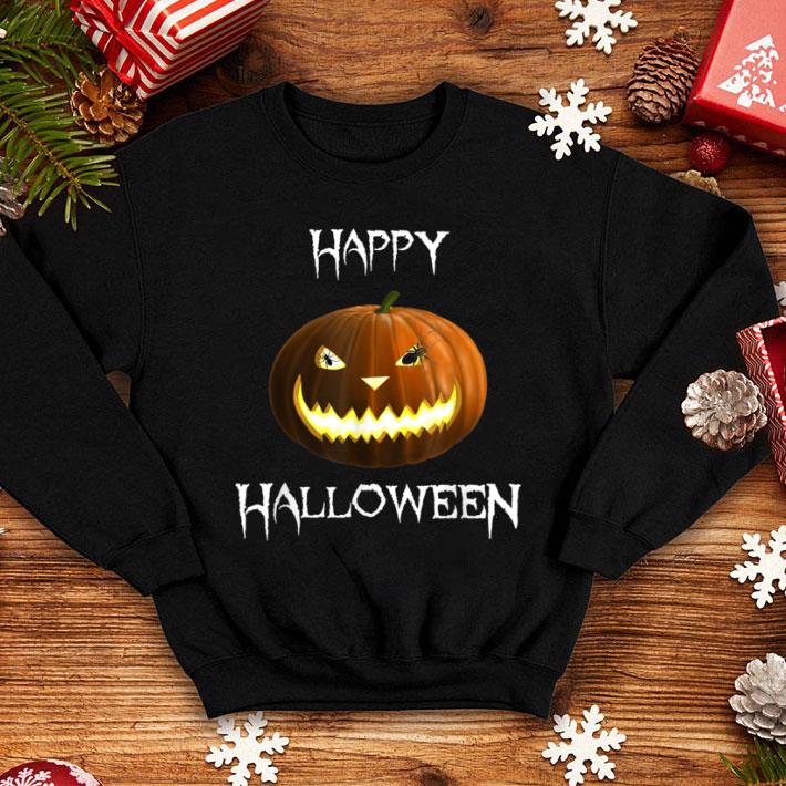 Premium Pumpkin & Spider Happy Halloween D010-0400A shirt