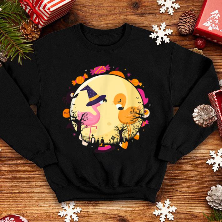 Hot Flamingoween Funny Flamingo Candy Halloween shirt 1 Hot Flamingoween Funny Flamingo Candy Halloween shirt