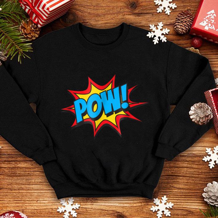 Awesome Comic Book Pow Funny Retro Superhero Costume shirt
