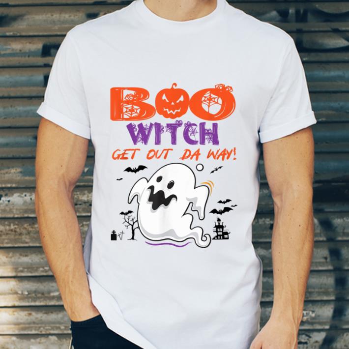 Awesome Boo Witch Get Out The Way Funny Halloween Ghost Costume shirt