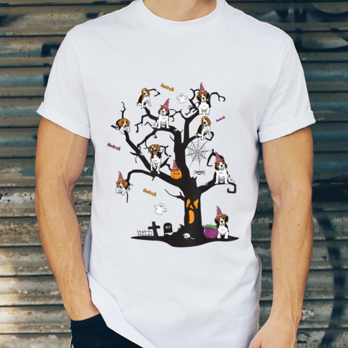 Nice Beagle With Pumpkin Halloween Tree Halloween Costumes shirt