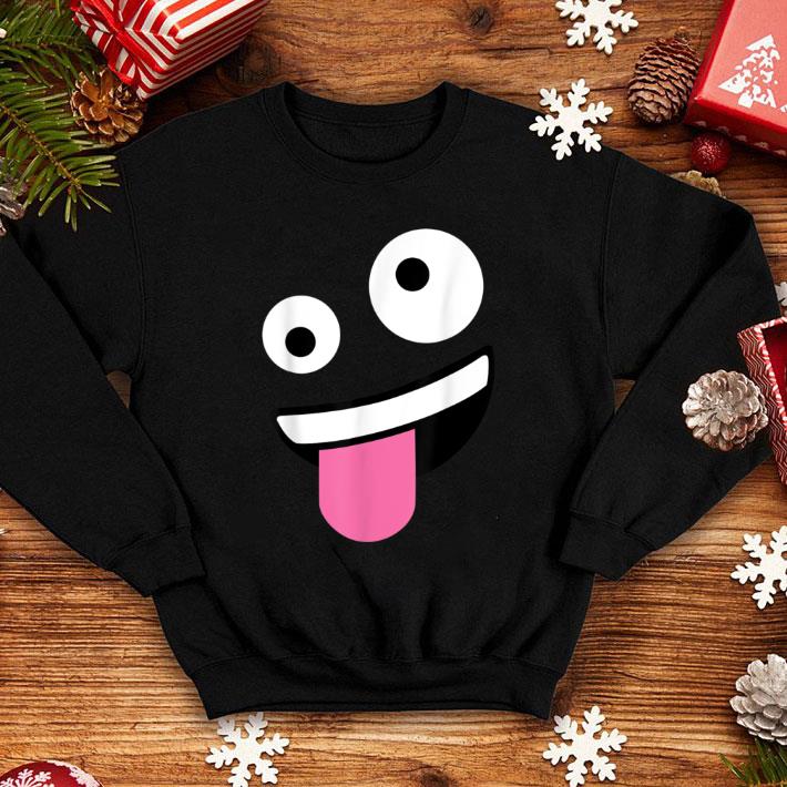 Top Wacky Emoji Face Halloween Costume shirt