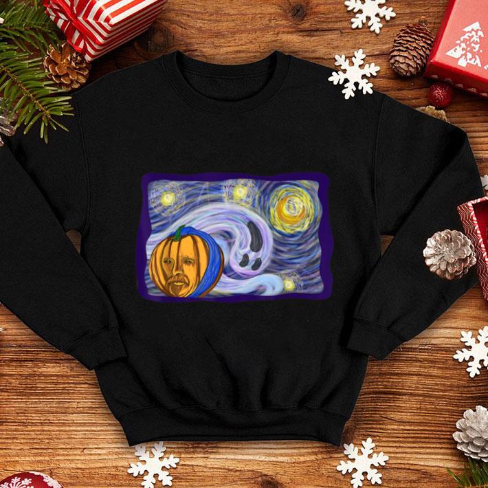 Pretty Halloween Starry Night Van Pumpkin shirt 1 Pretty Halloween Starry Night Van Pumpkin shirt