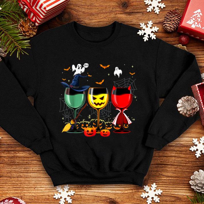 Original Witches pumpkin Wine glass Halloween shirt 1 Original Witches pumpkin Wine glass Halloween shirt