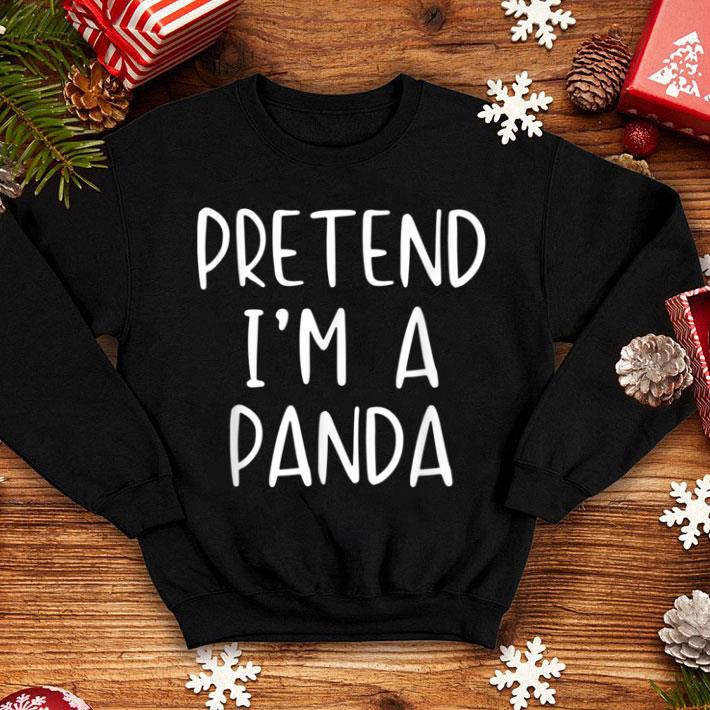 Great Pretend Panda Costume Halloween Lazy Easy Last Minute shirt 1 Great Pretend Panda Costume Halloween Lazy Easy Last Minute shirt