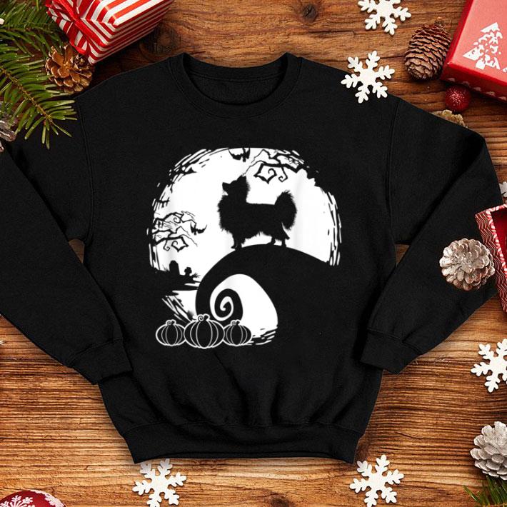 Awesome Papillon And The Moon Spooky Halloween Costume shirt