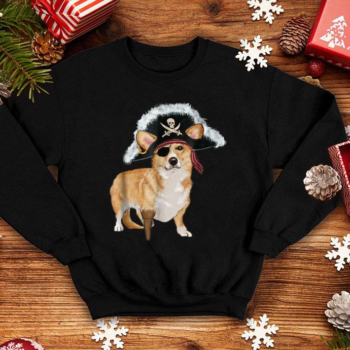 Pretty Funny Corgi Pirate Halloween Dog Lovers Costume shirt