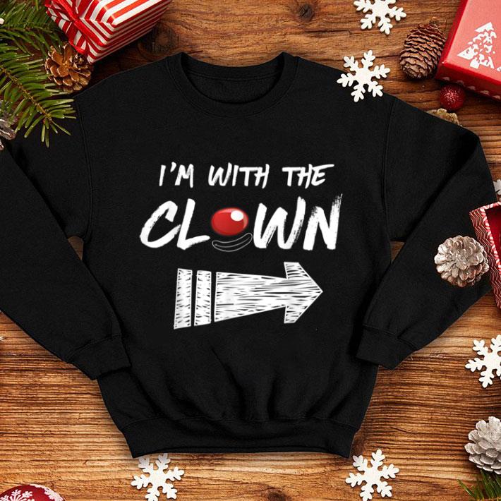 Premium I'm With The Clown Halloween Costume shirt