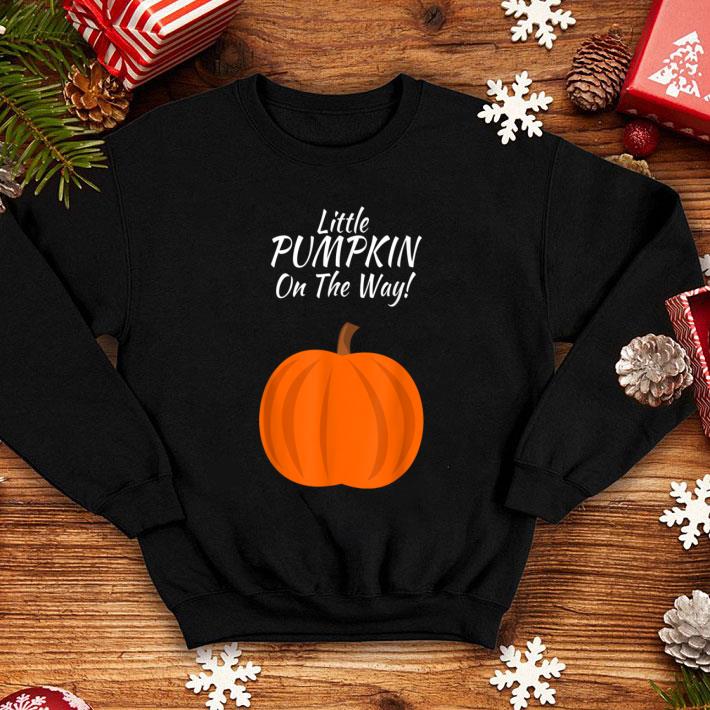 Official Halloween Pregnancy Announcement Pumpkin On The Way shirt 1 Official Halloween Pregnancy Announcement Pumpkin On The Way shirt