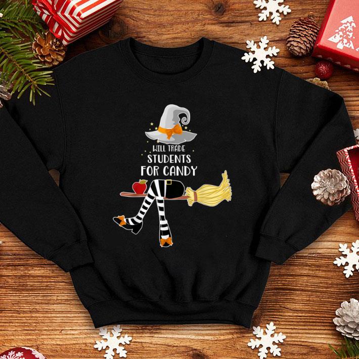 Top Halloween Will Trade Students For Candy For Men Women shirt