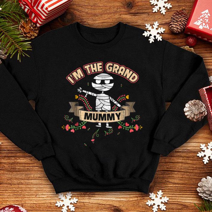 Top I'm The Grand Mummy Halloween Grandma shirt