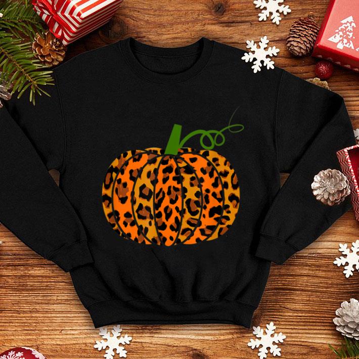 Awesome Leopard Print Pumpkin Halloween Fall Autumn Animal lovers shirt 1 Awesome Leopard Print Pumpkin Halloween Fall Autumn Animal lovers shirt