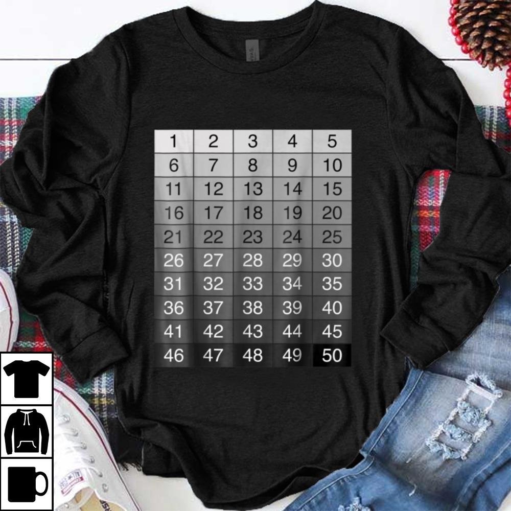 Awesome 50 Gray Boxes Halloween Costume Grey Shades Numbered shirt 1