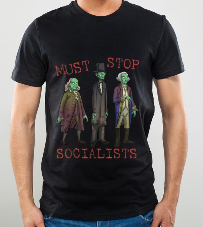 Original Ben Franklin George Washington Abe Lincoln Zombie Halloween shirt