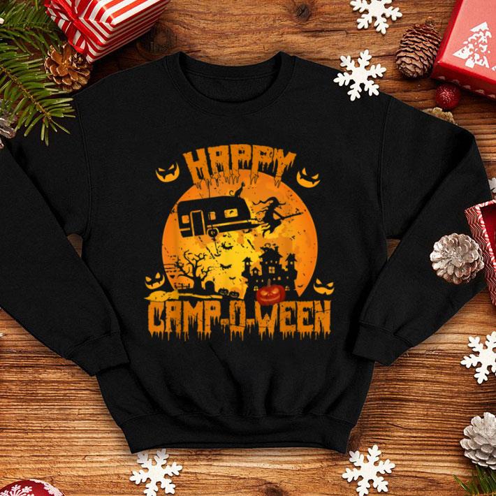 Pretty Vintage Halloween Camping Apparel For Womens Happy Campoween shirt 1 Pretty Vintage Halloween Camping Apparel For Womens Happy Campoween shirt