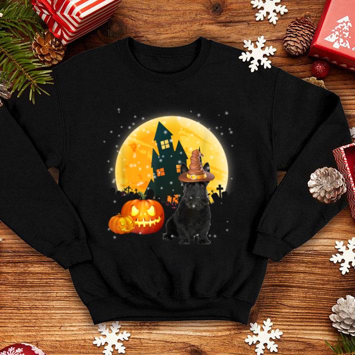 Hot Scottish Terrier Pumpkin Halloween Costume shirt