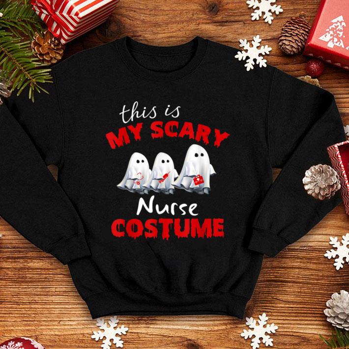 Awesome This Is My Scary Funny Nurse Halloween Costume shirt 1 Awesome This Is My Scary Funny Nurse Halloween Costume shirt
