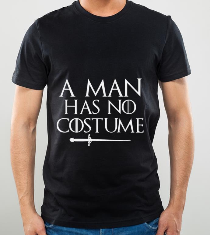 Official A Man Has No Costume Funny Holiday Party shirt