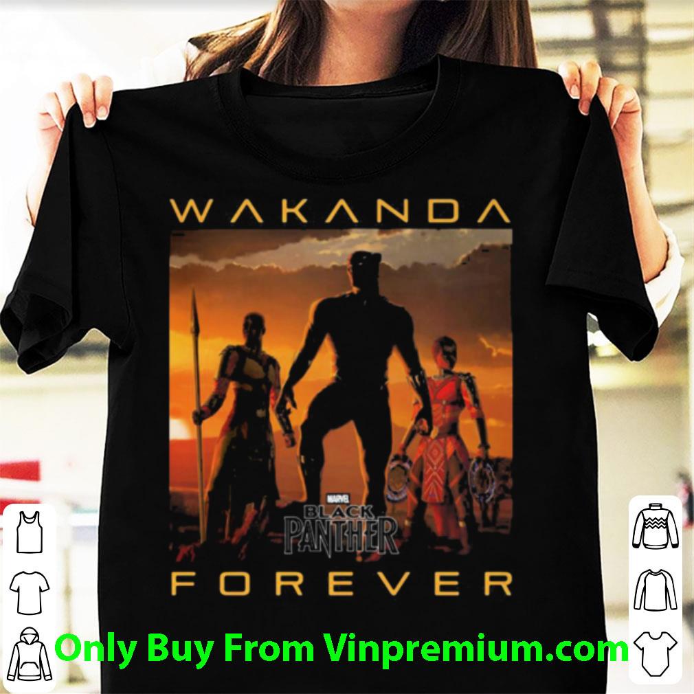 Great Wakanda Forever Black Panther Chadwick Rip Poster shirt 5