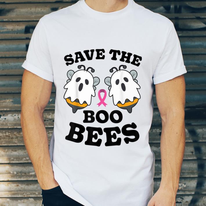 Top Save The Boo Bees Funny Breast Cancer Awareness Halloween shirt 1 Top Save The Boo Bees Funny Breast Cancer Awareness Halloween shirt