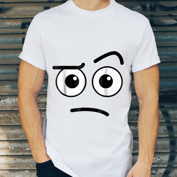 Premium Perplexed Emoji Confused Face Halloween Costume shirt 1 Premium Perplexed Emoji Confused Face Halloween Costume shirt