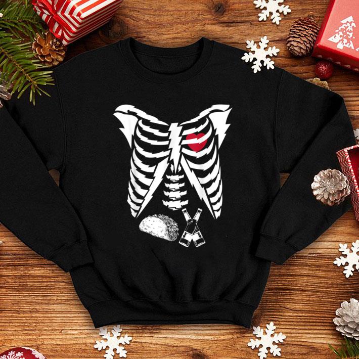 Pretty Tacos and Beer Pregnant Skeleton Halloween shirt 1 Pretty Tacos and Beer Pregnant Skeleton Halloween shirt