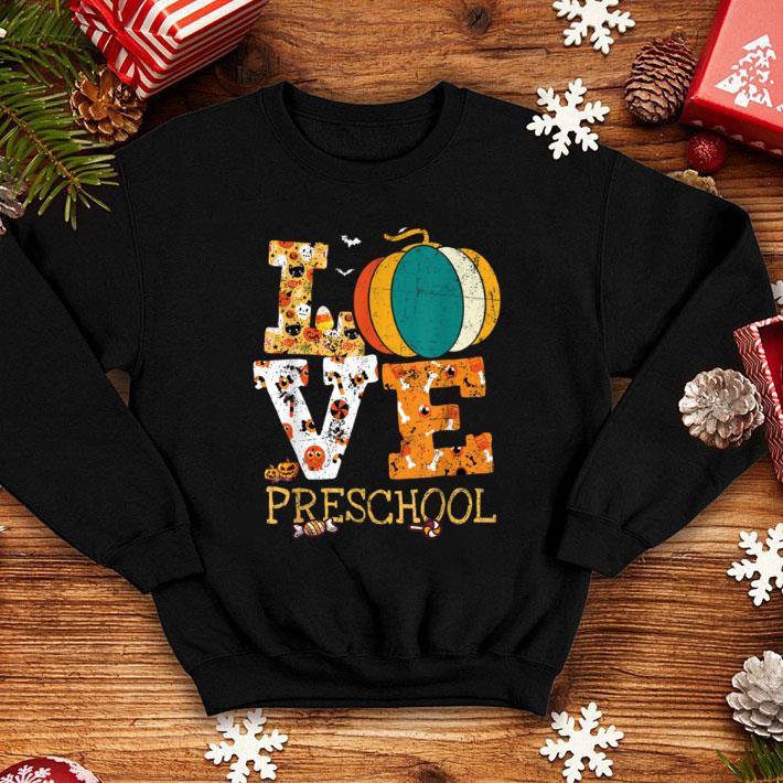 Great Funny Halloween Love Preschool Pumpkin Teachers shirt 1 Great Funny Halloween Love Preschool Pumpkin Teachers shirt