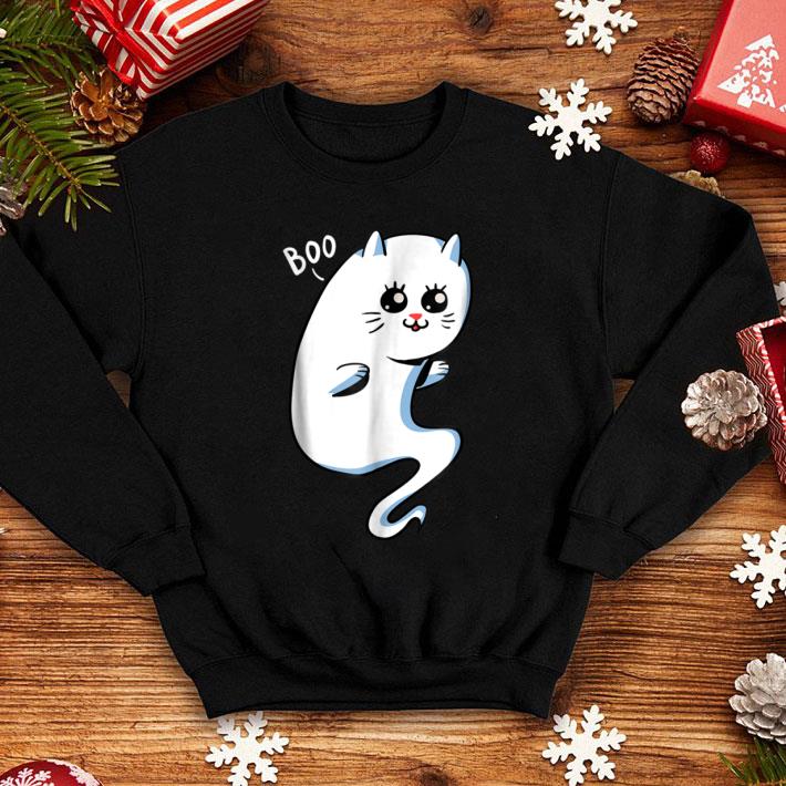 Nice Cute Ghost Cat - BOO Kitty Cat Halloween shirt
